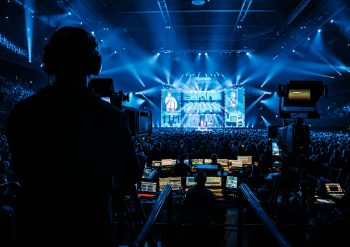 Live-Aufnahme einer Musikshow