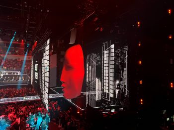 Bewegliche LED-Bildschirme MTV EMA Europe Music Awards Düsseldorf