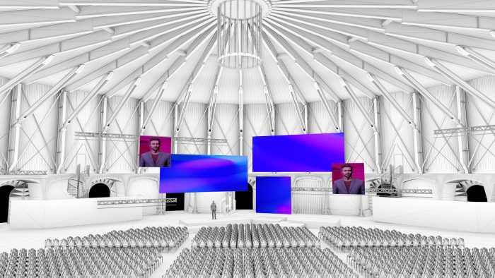 Konstruktionszeichnung HashiConf Corporate event