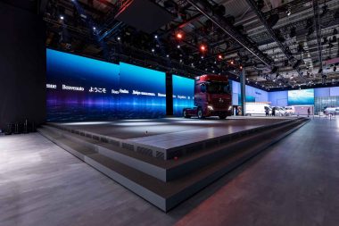Daimler IAA Nutzfahrzeuge 2018 messe podium