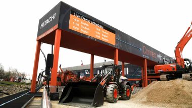 Hitachi at Bauma 2019 live show Zeitplan