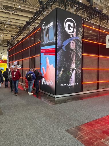 LED werbung fur messe