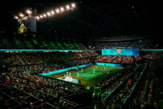 Moderne Video- und Projektionslösungen beim ABN AMRO-Tennisturnier