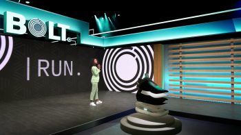 Studio événementiel virtuel avec réalité augmentée