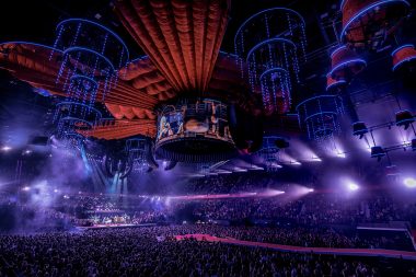 Spectacle en direct avec applications audiovisuelles