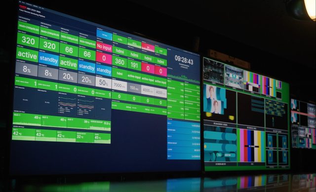 Tableau de bord des statistiques Faber Remote Monitoring Platform (FRMP)