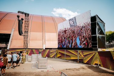 Live registratie op Lowlands festival