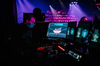 Regieruimte Eurovisie songfestival Rotterdam Ahoy