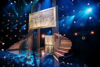 Podium en trap Gouden televizier ring gala