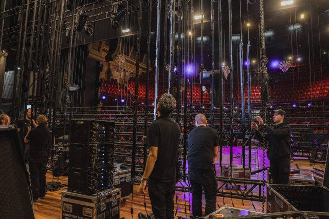Opbouw gouden televizier ring gala