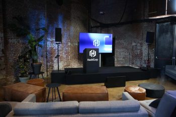 Virtuele studio voor online deelnemers