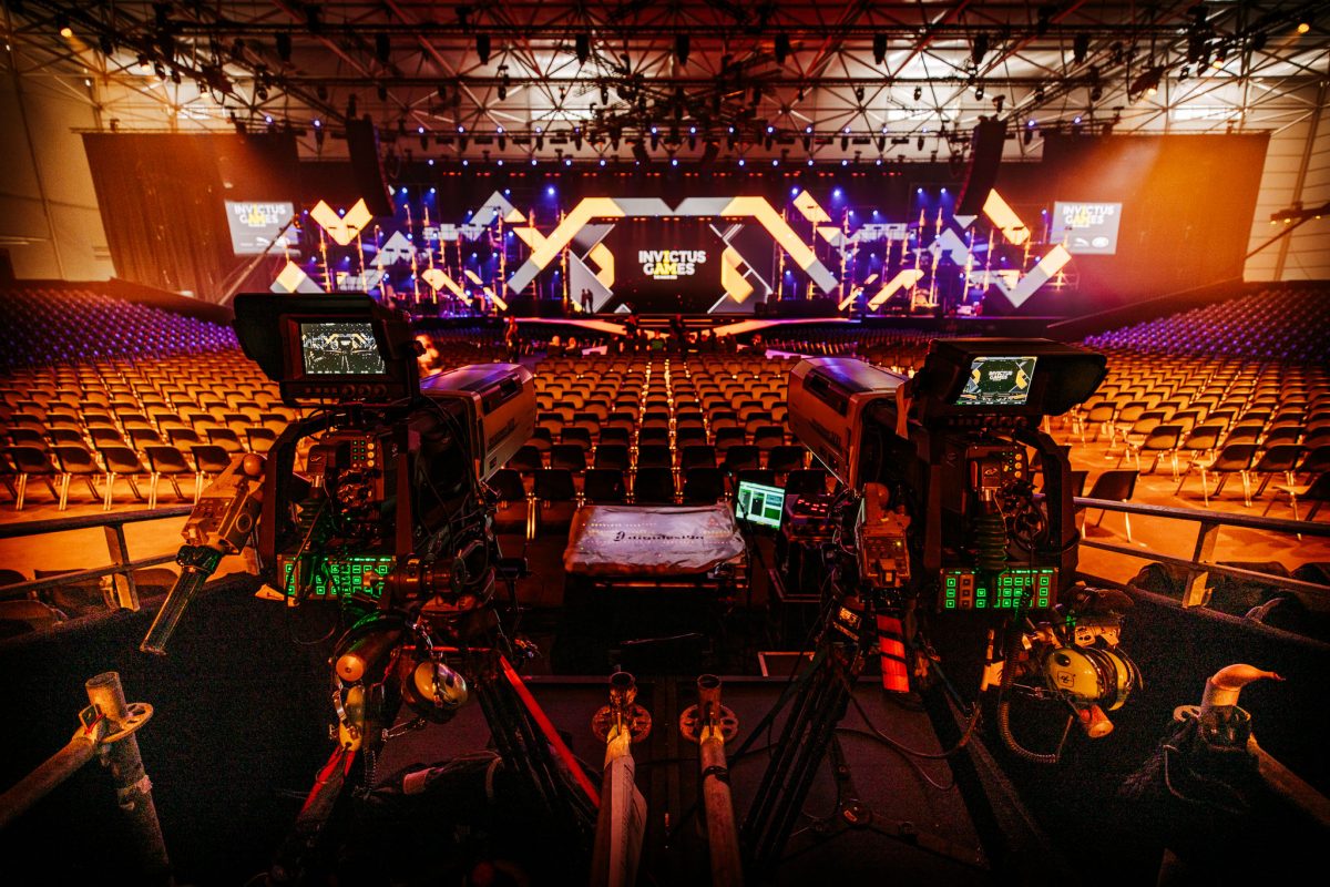 Techniek en live registratie bij Invictus Games 2020