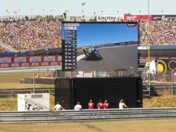 Mobiele LED scherm en container Motul TT assen