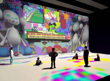 Creatieve projectie in het NXT museum