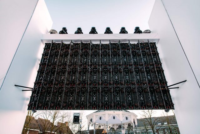 Detailfoto achterkant LED-scherm The Passion 2021