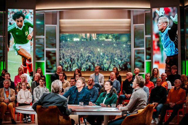 Opnames talkshow NOS Studio WK voetbal 2022