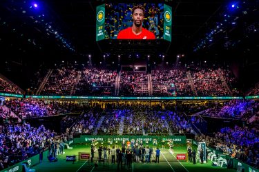 Beelden en data op LED scoreborden ABN AMRO Open
