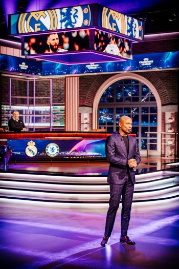 Humberto Tan in Champions League studio RTL