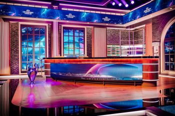 LED schermen in TV studio RTL