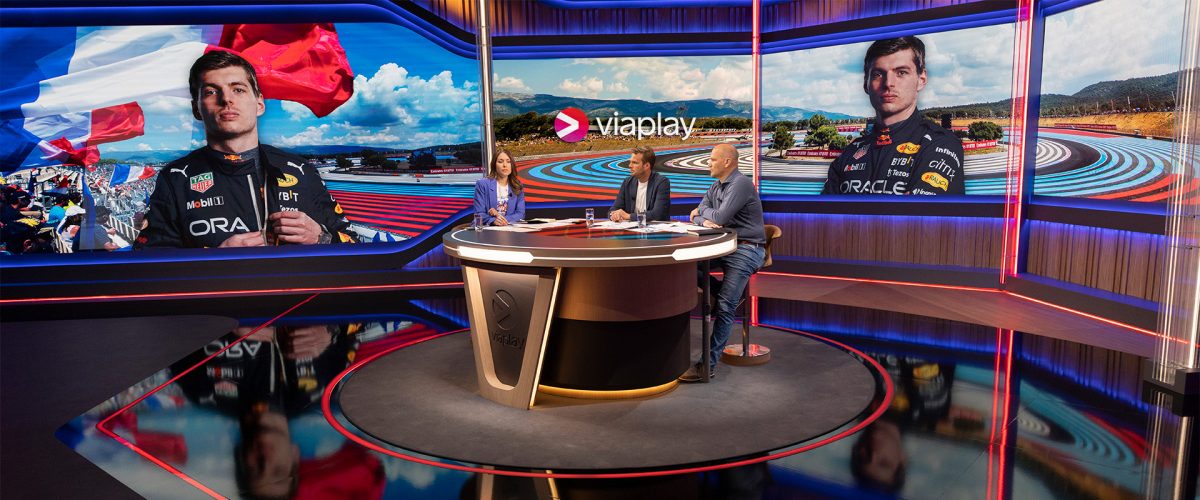 LED decor Studio Viaplay