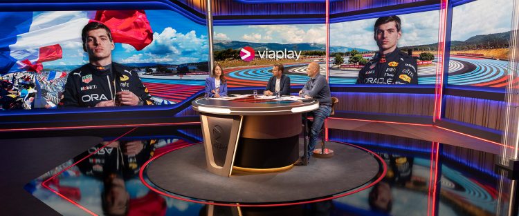 LED decor Studio Viaplay