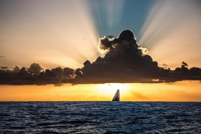 Zonsondergang Volvo Ocean Race