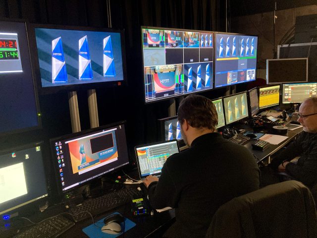 Virtuele Event Studio regiekamer