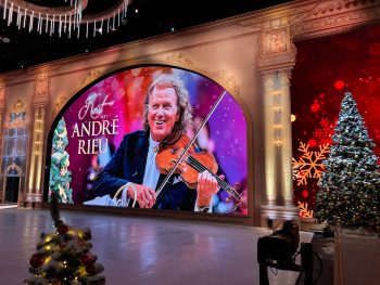LED scherm in podium van Andre Rieu MECC Maastricht