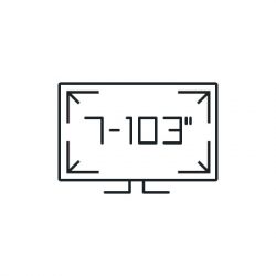 Displays en monitoren huren van 7 tot 103 inch