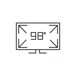 Philips 98 inch groot beeldscherm huren
