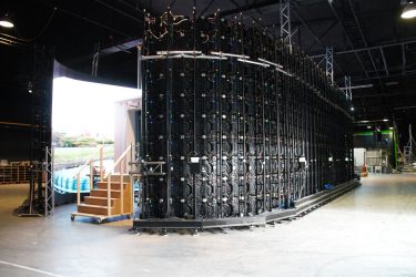 LED volume virtual production studio