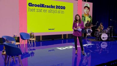 Digitale presentatie in studio van Bol.com