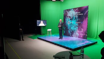 EIT Health Summit studio in de Virtual Event Studio