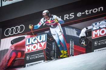 Ski worldcup LED scherm Hahnenkamm start house
