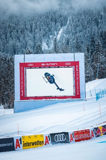 Ski worldcup LED scherm