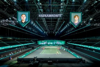 ABN AMRO World Tennis Tournament 2021 led scherm sport event