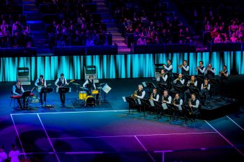 ABN AMRO Open lichtshow en led boarding