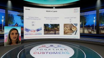 Schréder presentatie in Digital Event Studio