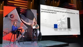 Digitale presentatie BMW Motorrad in event studio