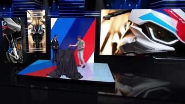 Online presentatie BMW Motorrad in Virtual Event Studio