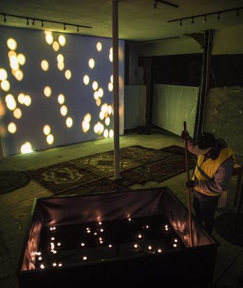 Floating Stars projectie Luna Leeuwarden