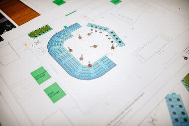 Constructietekening uitzending Nederland Kiest NOS