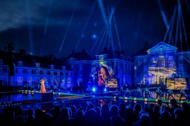 Live event show projection LED cube