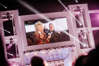 Liveshow The Passion detail van LED scherm