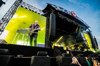 Live registratie op LED-scherm mainstage Pinkpop