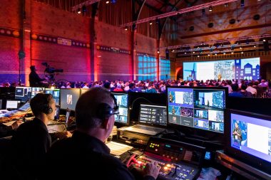 Productie zakelijk evenement in de Beurs van Berlage Amsterdam