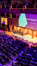 Beeld en geluid zakelijke conferentie