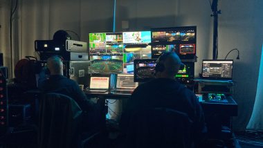 Broadcasting corporate event