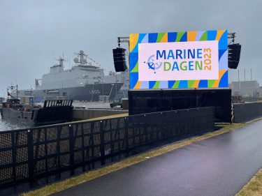 LED scherm marinedagen