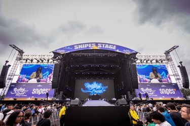 Rap concert LED screen